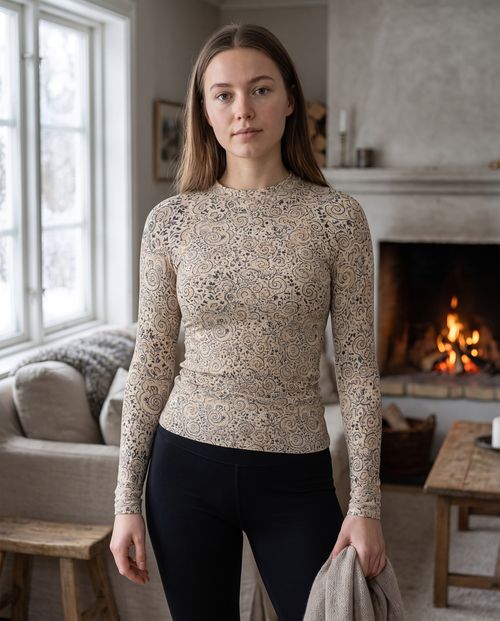 Shearling Base Layer Top