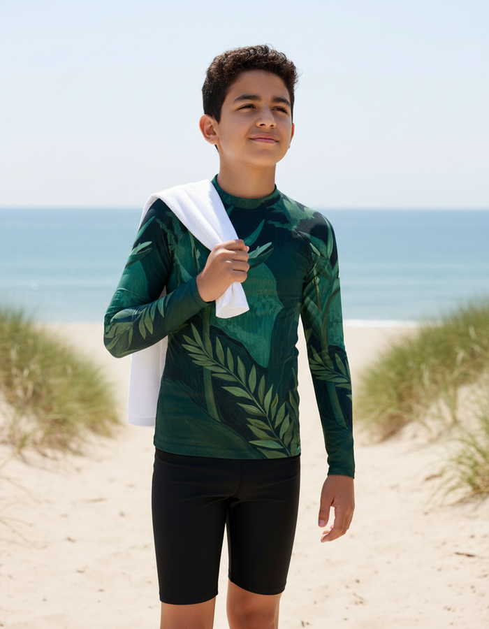 Rashguard — Youth Alexandrite Tropique