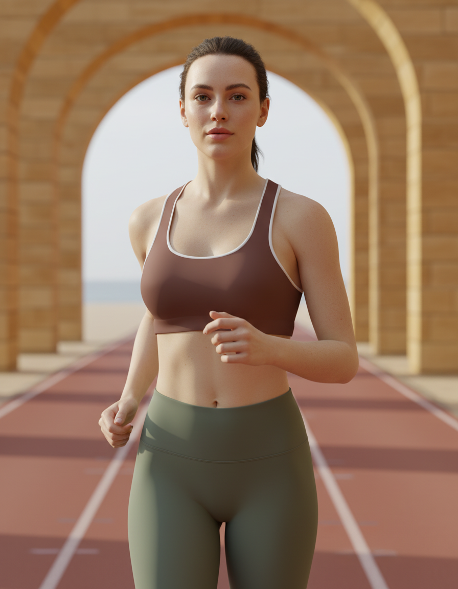 Classic Sports Bra in Cedar