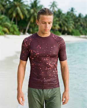 Men's Amaranth Ember men's rashguards