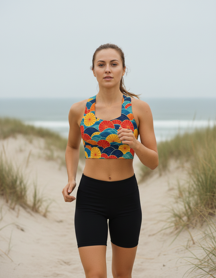 Radiant Flow Hikari Longline Sports Bra