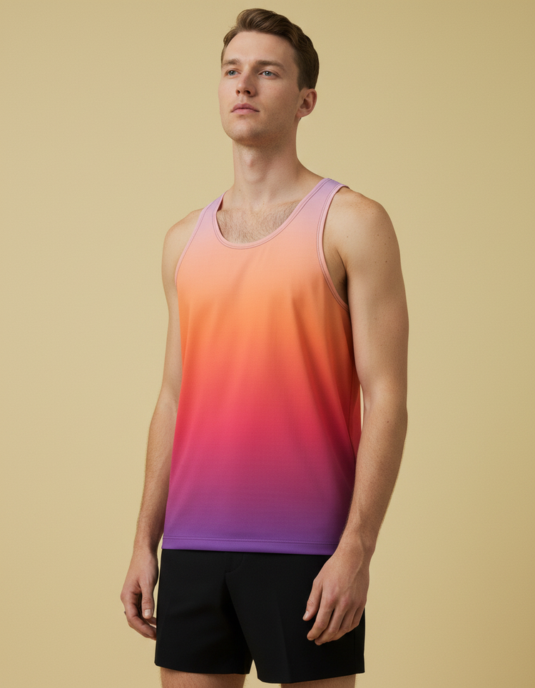 Men's Sunset Tank Top
