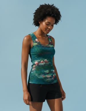 Women's Transformative Teal Serenade women's tank tops