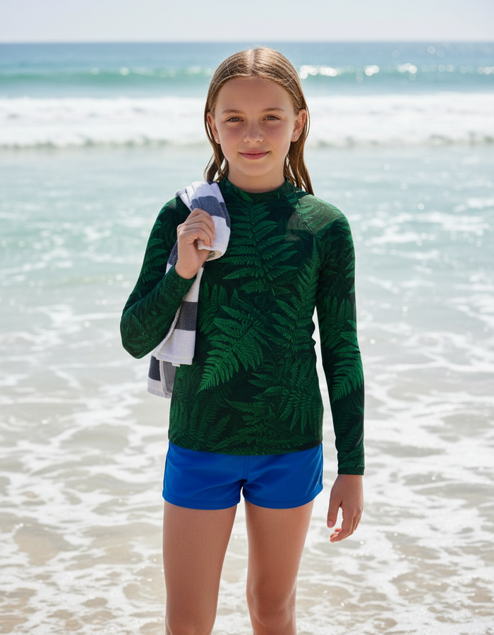 Rashguard — Youth Runway Emerald Emerald