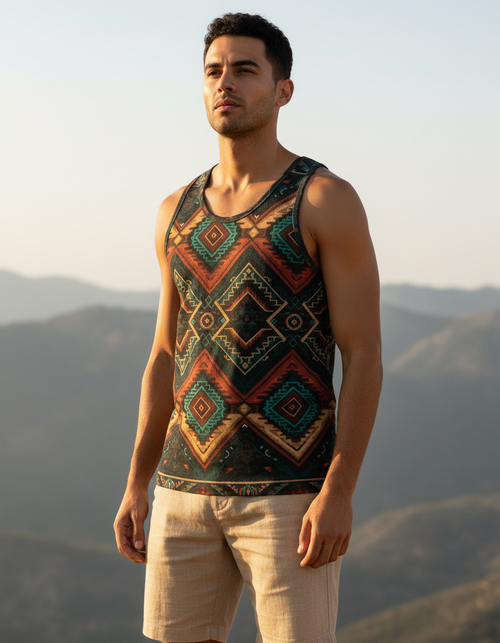 Woven Tank Top Men's Tank Top — Dripper