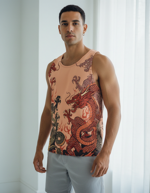 Men's Coral Vortex tank tops