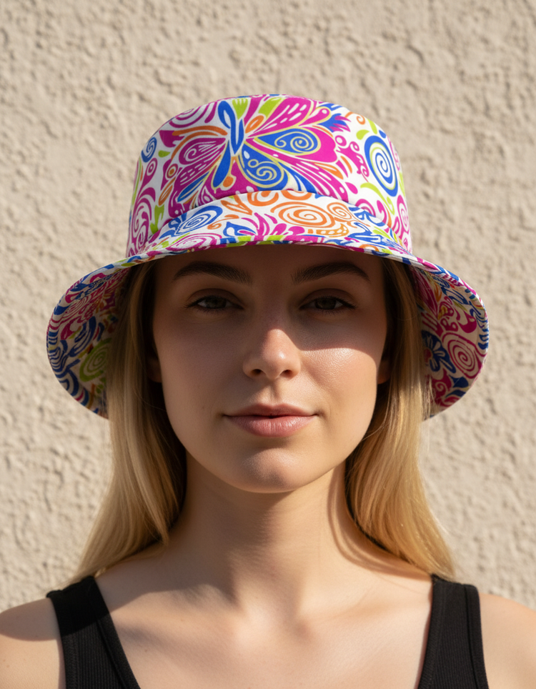 Ebb Tide Rimpa Bucket Hat