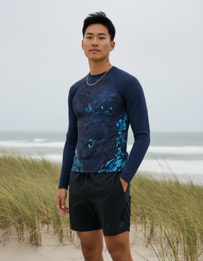 Rashguard — Men's Navy Ember