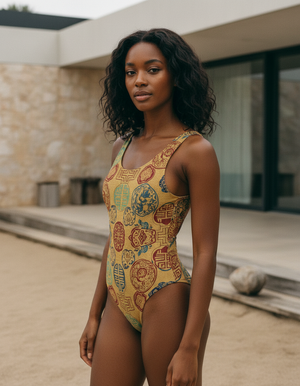 Amaranth Holo One-Piece Swimsuit One-Piece Swimsuit — Lolekai