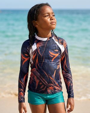 Girls Amazon (White) girls youth rashguards