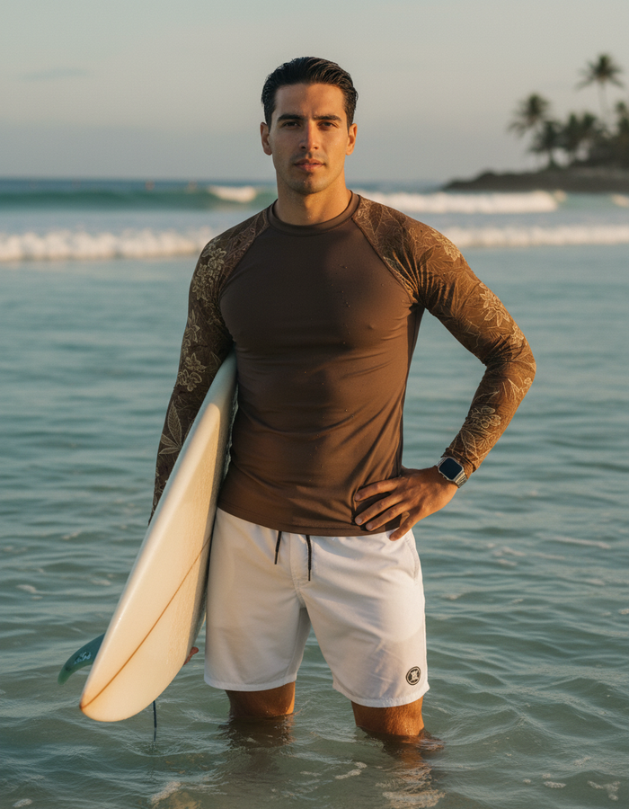 Rashguard — Men's Coffee Bean Kumo