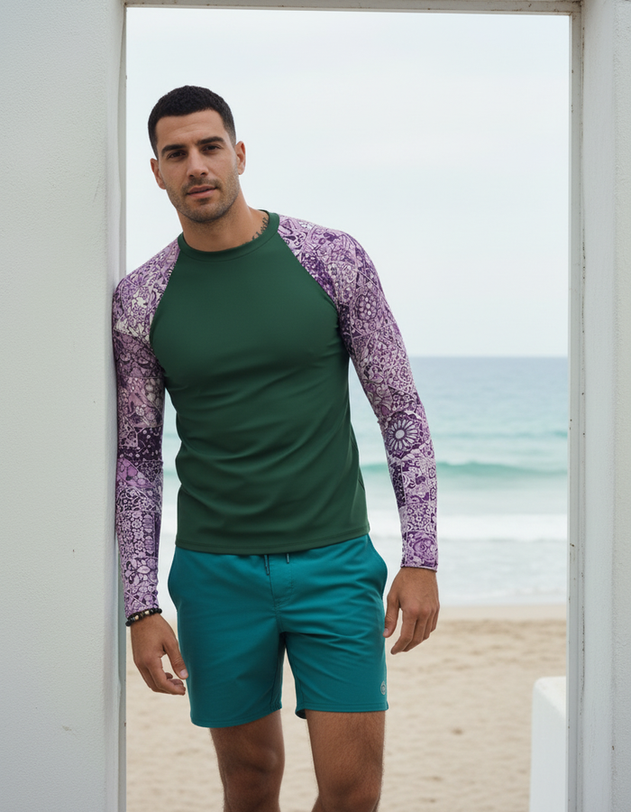 Rashguard — Men's Burnished Lilac Riad