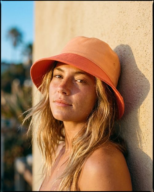 Unisex Coral Steel & Cloud Bucket Hat
