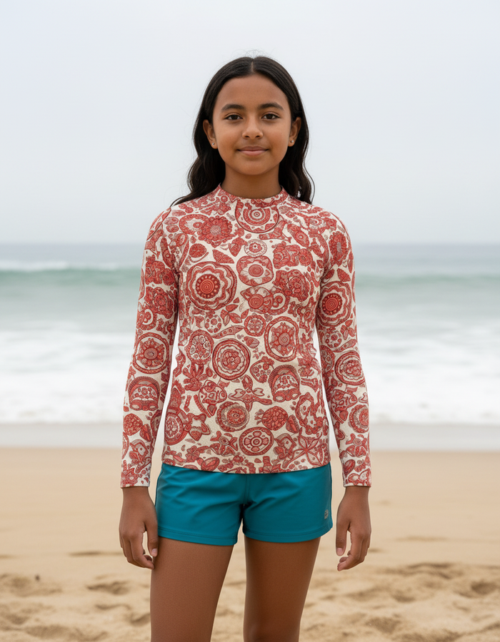Rashguard — Youth Coral