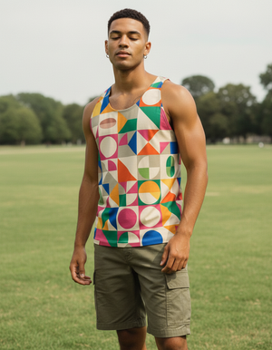 Men's Angora Kandinsky men's tank tops