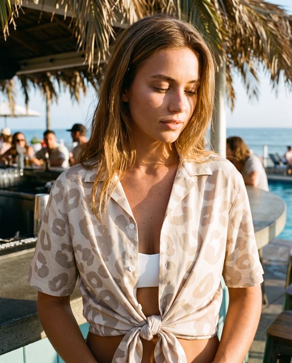 Angora Feline Hawaiian Shirt