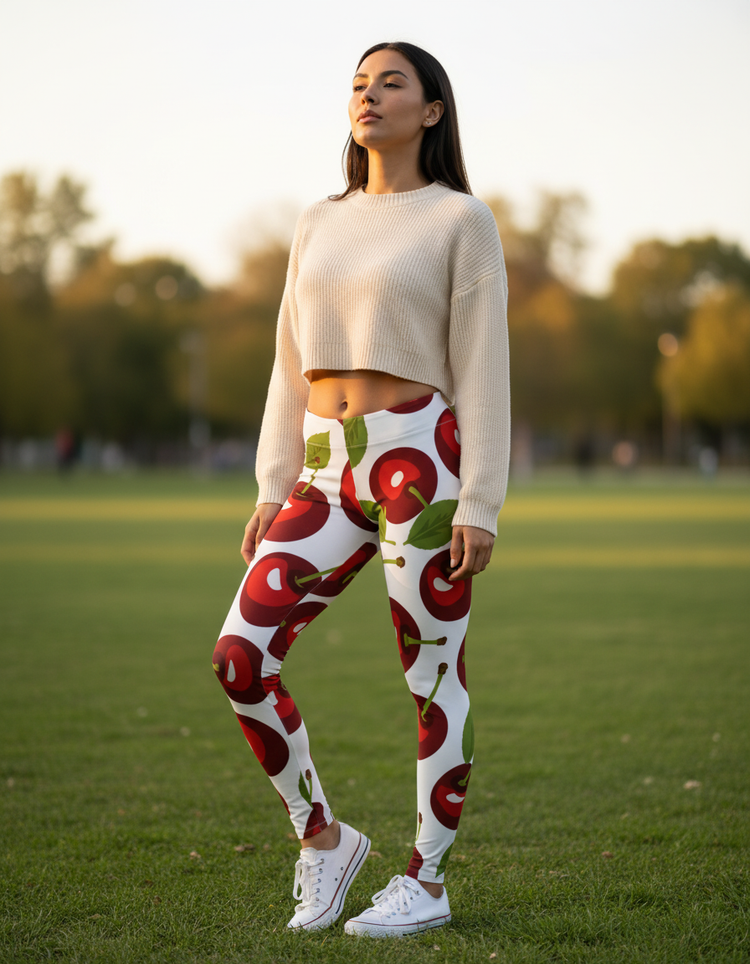 Women's Cherry Leggings