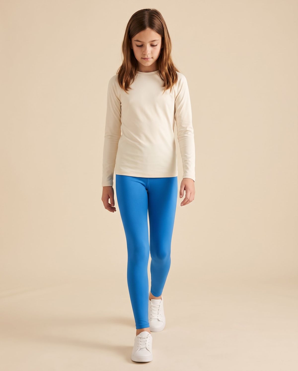 Blue Girls Youth Leggings Girls Youth Leggings — Lolekai
