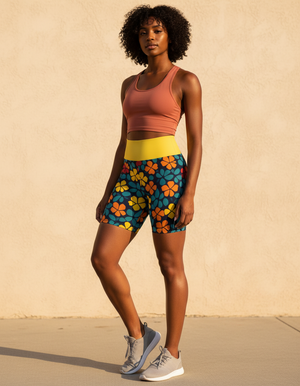 Hana Yoga Shorts Yoga Shorts — Dripper