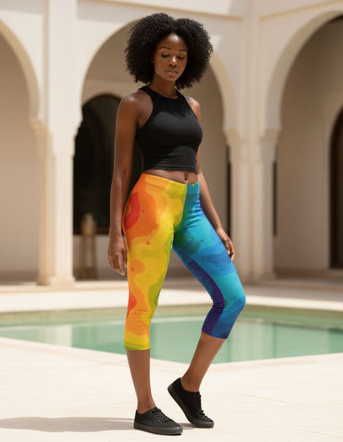 Prism Capri Leggings Capri Leggings — Dripper