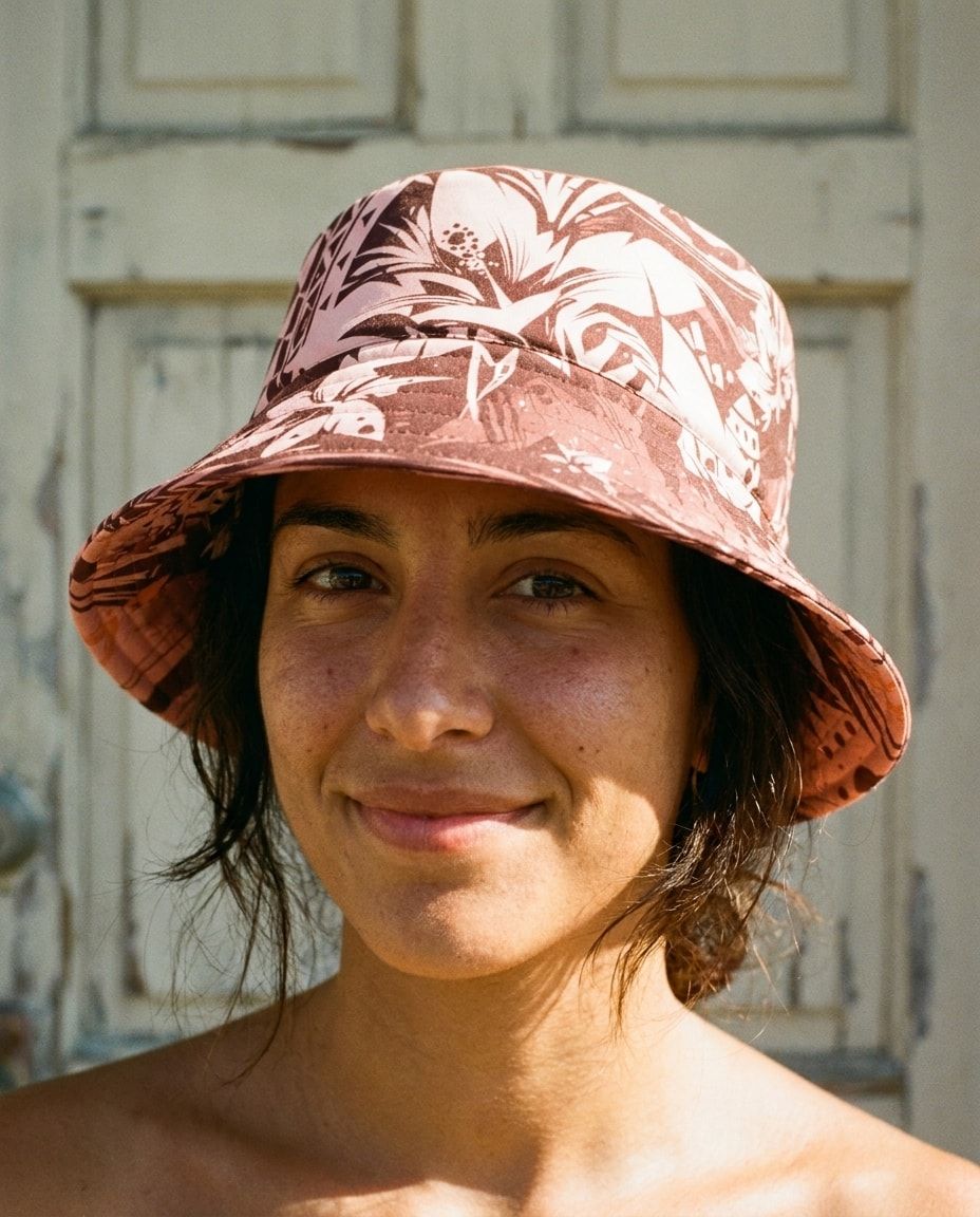 Tea Rose Koa Lehua bucket hats — view 1 of 2