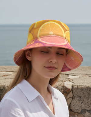 Lemon Collection bucket hats