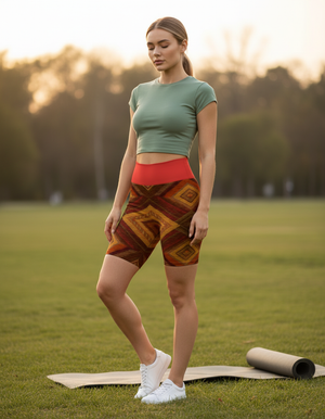 Andes Yoga Shorts Yoga Shorts — Dripper