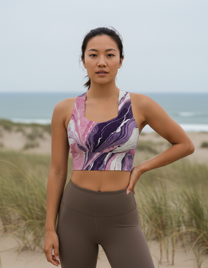 Veil longline sports bras