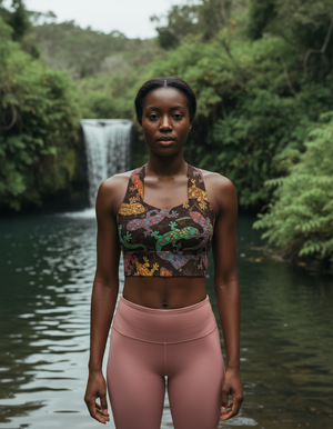 Gecko Collection longline sports bras