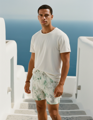 Jelly Mint Haven men's swim trunks