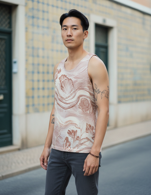 Men's Tea Rose Tidepool tank tops