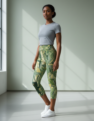 Sycamore Tiare Leggings Capri Yoga Leggings — Dripper