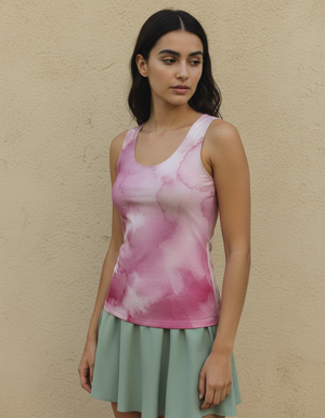 Women's Amaranth Mosaic women's tank tops
