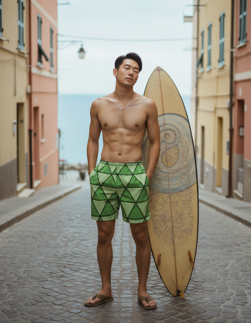 Sycamore Koi Men's Swim Trunks Men's Swim Trunks — Dripper
