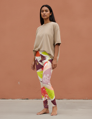 Amaranth Surge full-length leggings