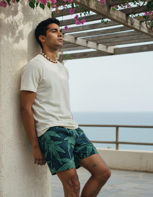 Rhodonite Kumo men's swim trunks