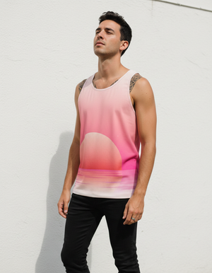 Men's Dusty Rose Ember tank tops
