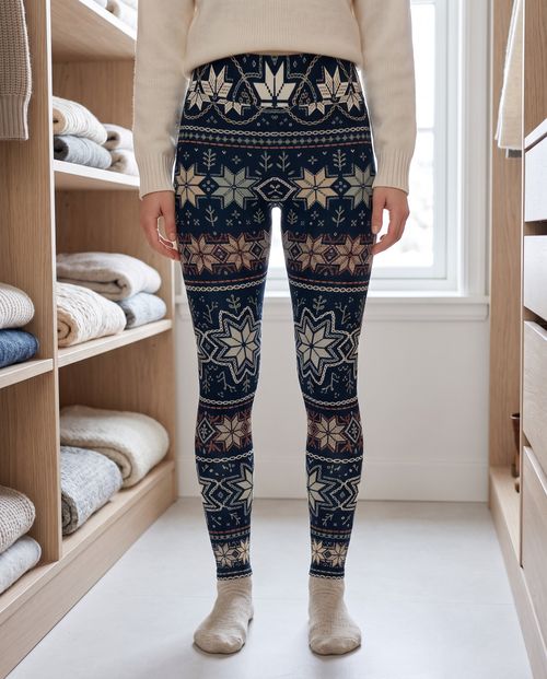 Snowknot Base Layer Bottoms High-Rise Leggings — Lolekai