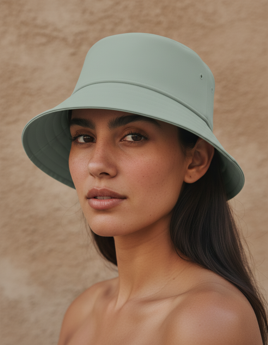 Bucket hat in Pewter