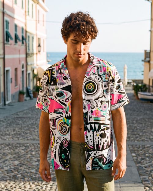 Mosaic Hawaiian Shirt