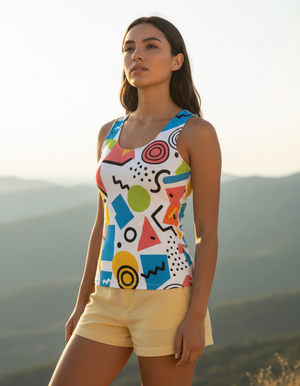 Quasar Tank Top Women's Tank Top — Dripper