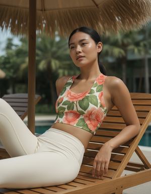 Bouquet Sports Bra Longline Sports Bra — Dripper