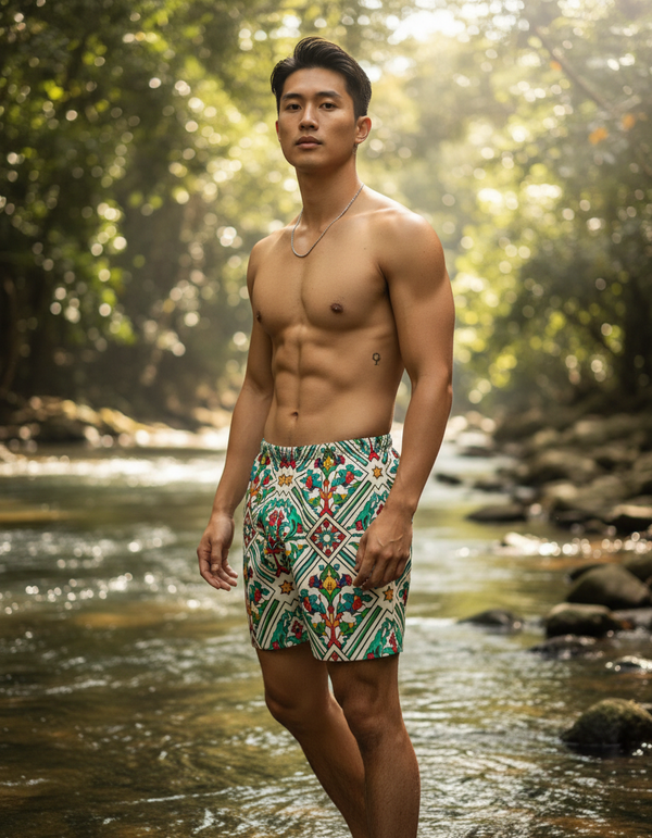 Men's Swim Trunks in Kaleidoscope