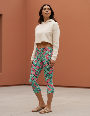 Jelly Mint Vortex leggings