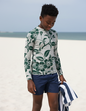Runway Emerald Fusion Rash Guard Youth Rash Guard — Dripper