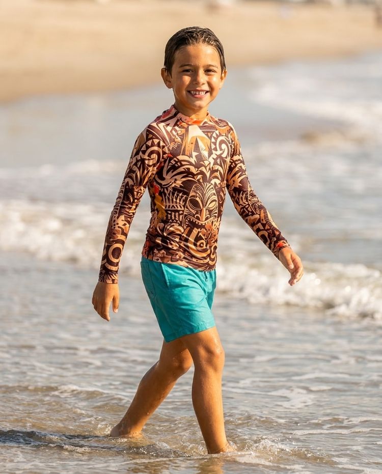 Boys Nalu Lehua boys youth rashguards