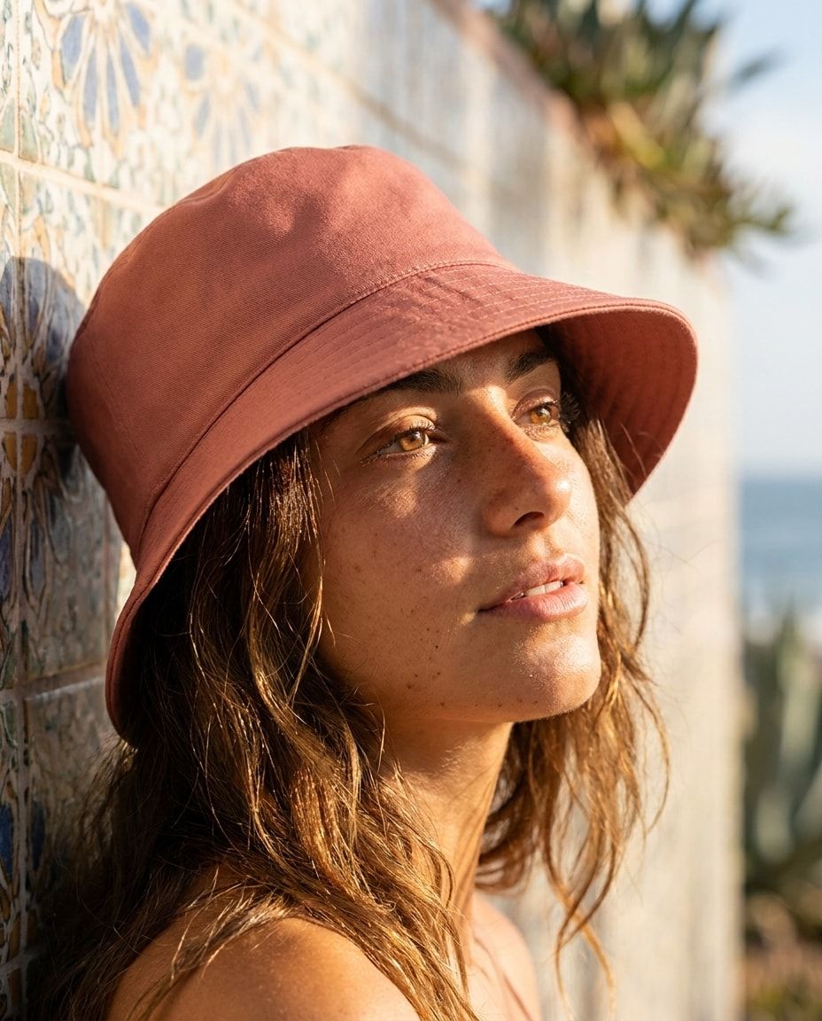 Tea Rose Heather & Dove bucket hats