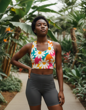 Petal longline sports bras