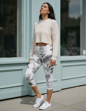 White Onyx Jingdezhen leggings