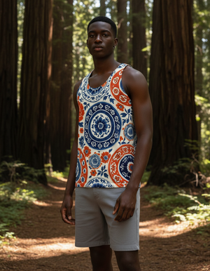 Men's Celadon tank tops